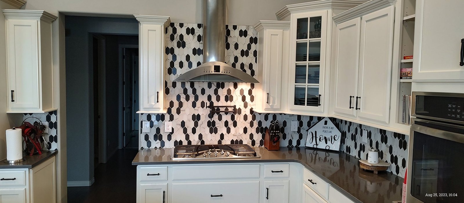 Black & White Mosaic Kitchen