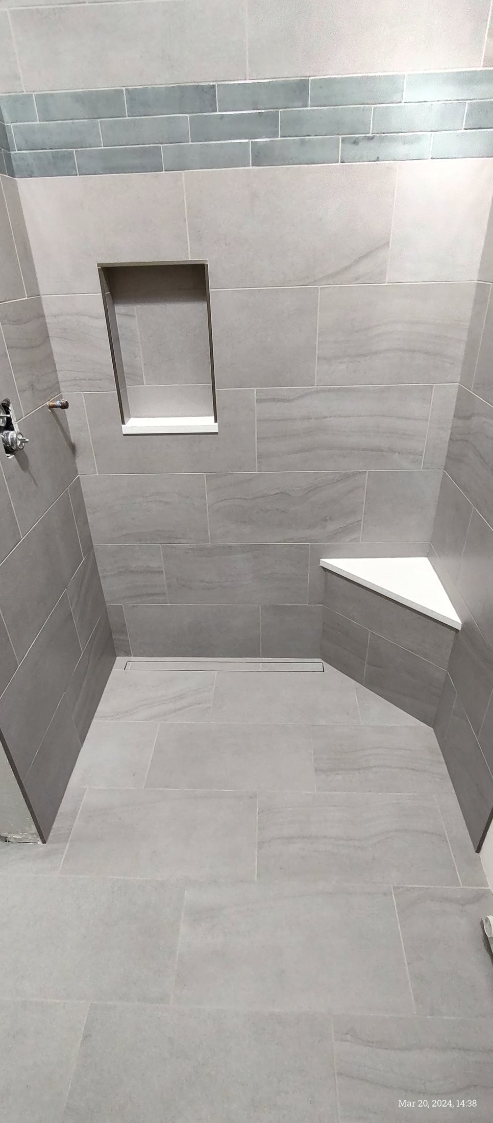 Custom Curbless Shower