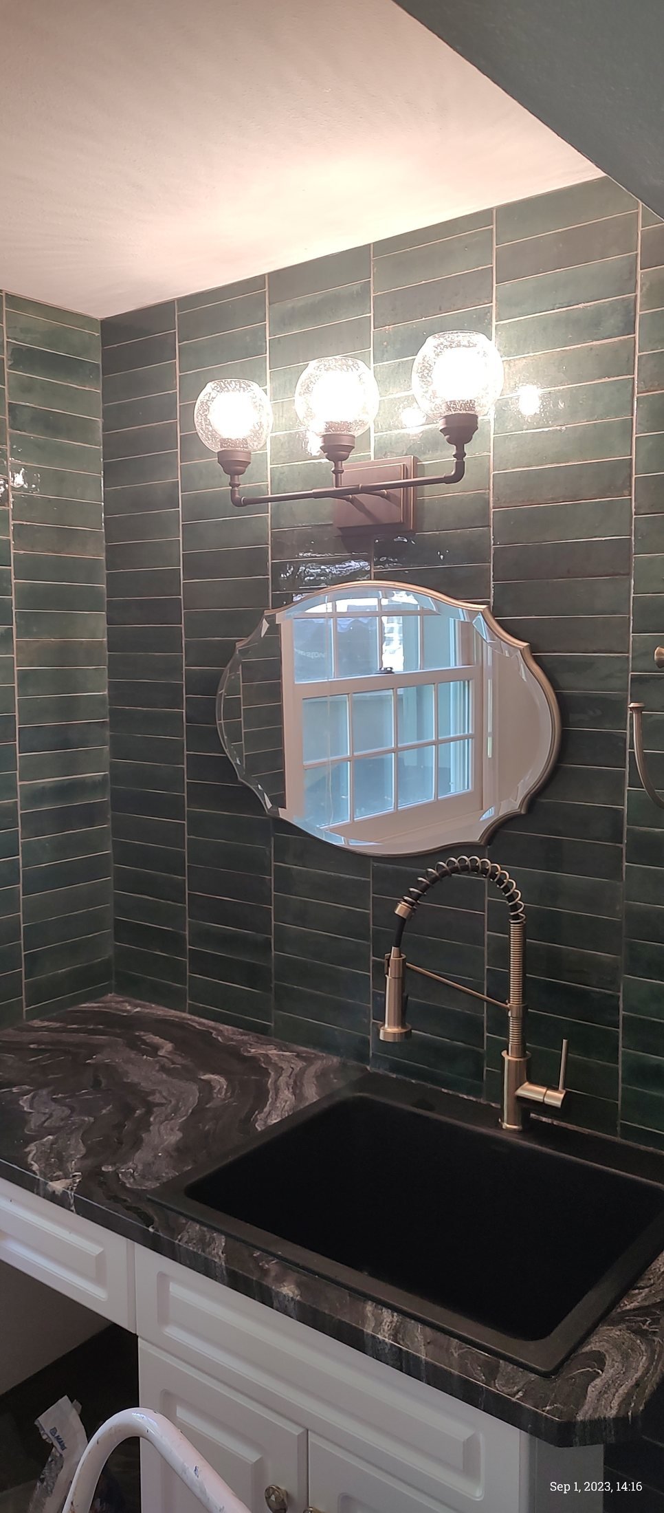 Green Powder Room