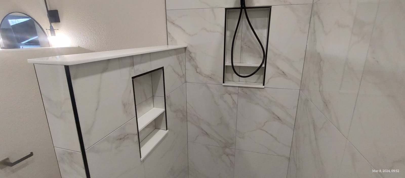 Marble Shower Niche