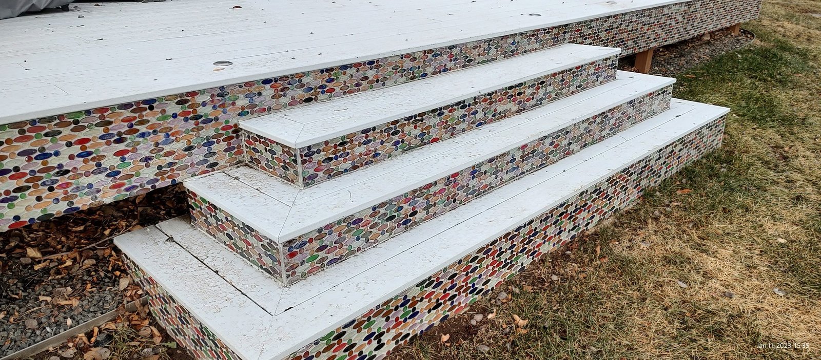Mosaic Exterior Steps